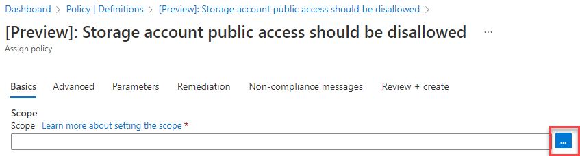 Storage account public access should be disallowed